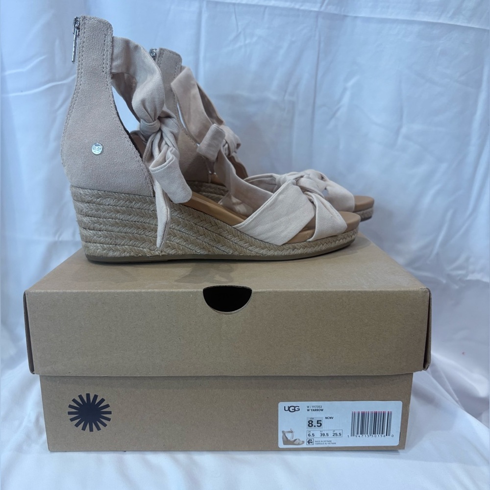 UGG Women's Cream Wedge Sandals